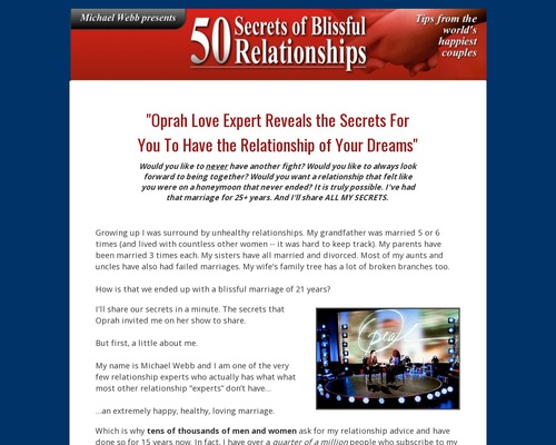 50 Secrets of Blissful Relationships – Health & Fitness