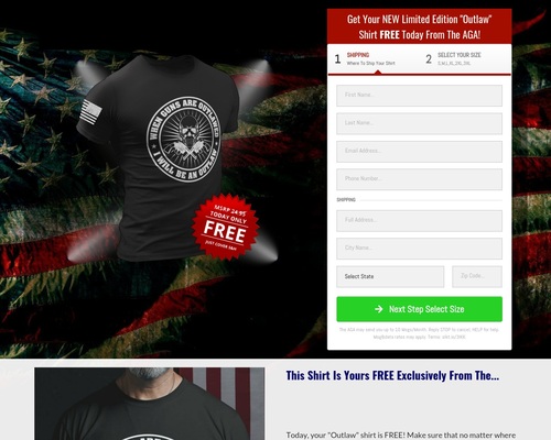 FREE T-Shirt For 2nd Amendment Supporters! "When Guns Are Outlawed, I'll Be An Outlaw" – Health & Fitness
