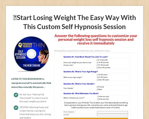 PYT Free Weight Loss Self Hypnosis – Health & Fitness
