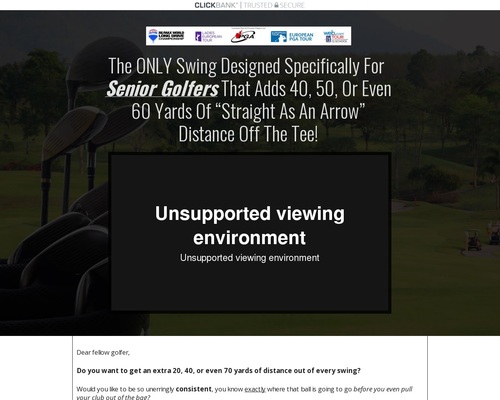The Best Converting Golf Offer on CB – Proven On Cold Traffic! – Health & Fitness