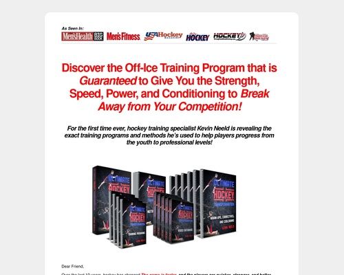 Ultimate Hockey Transformation | Year-round off-ice training programs to help you transform your game, development, and career! – Health & Fitness