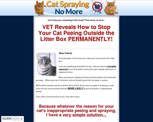 Cat Spraying No More – How to Stop Cats From Urinating Outside the Litterbox! – Health & Fitness