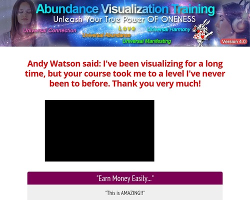 Abundance Visualization Training – Carl Andrew Bradbrook – Health & Fitness