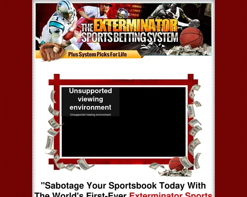 The Exterminator Sports Betting System By Author of the #1 system – Health & Fitness