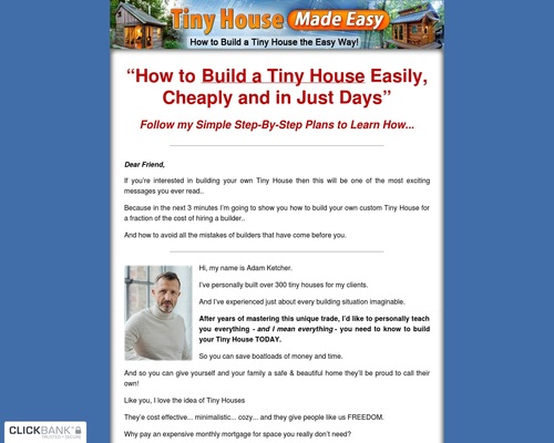 Tiny House Made Easy – Health & Fitness
