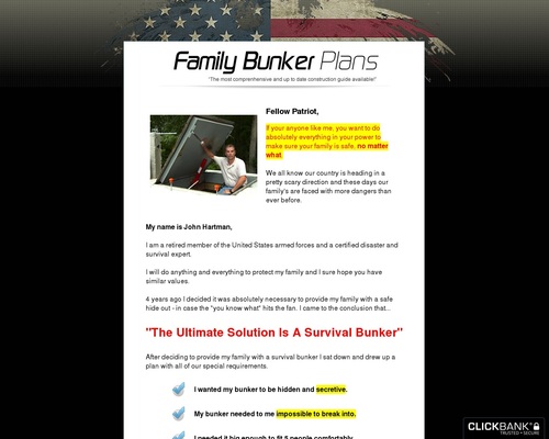 Family Bunker Plans – Health & Fitness