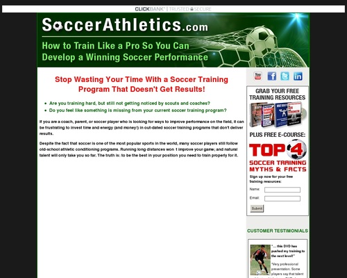 Soccer Training Program – Health & Fitness