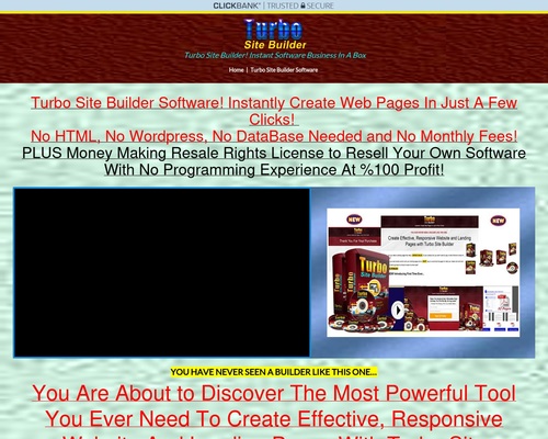 Turbo Site Builder Software | Resale Rights – Health & Fitness