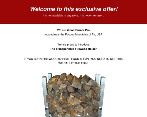 Transportable Firewood Holder/Affiliate – Wood Burner Pro – Health & Fitness