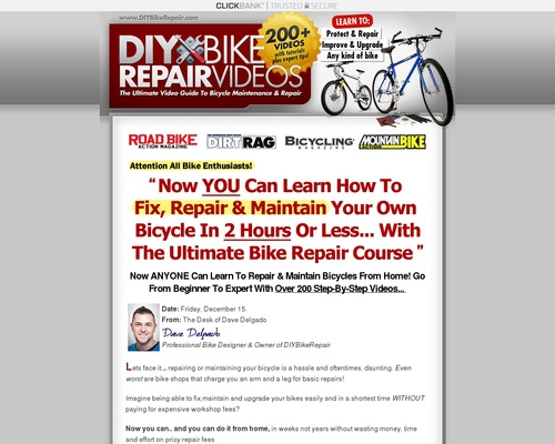 DIYBikeRepair – Easy Bicycle Repair Course With 200 Videos and Bike Repair Manuals – Health & Fitness
