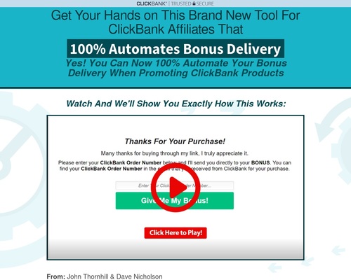 ClickBank Bonus Automator — ClickBank Bonus Automator – Health & Fitness