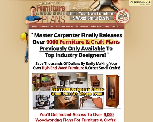 9,000 Wood Furniture Plans and Craft Plans For DIY Woodworking – Furniture Woodworking Plans Bed Desk – Health & Fitness