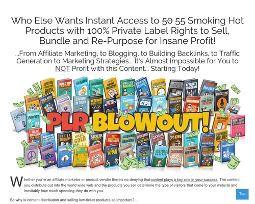 PLR Blowout – 55 Niche eBook Products with Full Private Label Rights – Health & Fitness