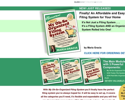 My Oh-So-Organized Filing System – Clickbank – Health & Fitness