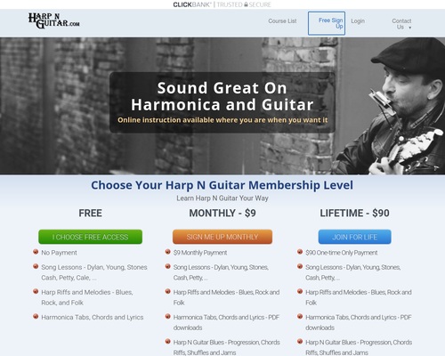 HarpNGuitar.com – Harmonica and Guitar Lessons – Health & Fitness