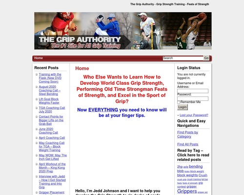 The Grip Authority – Grip Strength Training – Feats of Strength – Health & Fitness