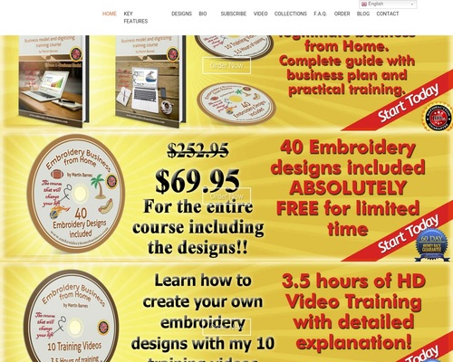 Embroidery Business from Home – Business Model and Digitizing Training Course – Health & Fitness