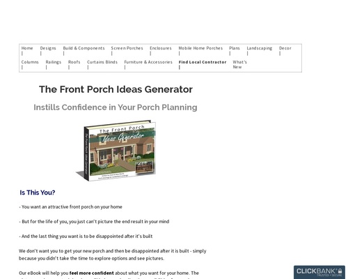 Front Porch Ideas Generator – Health & Fitness