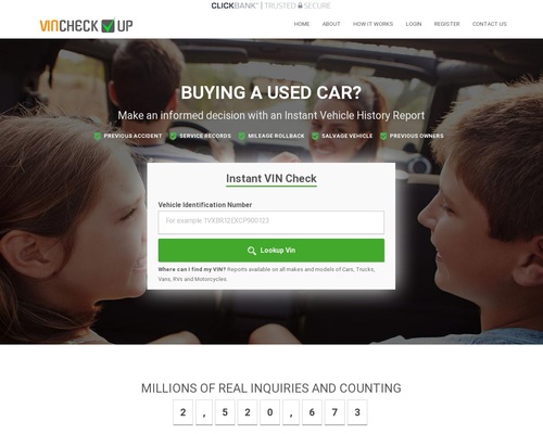 VINCHECKUP.com – Instant Vehicle History Reports – Health & Fitness